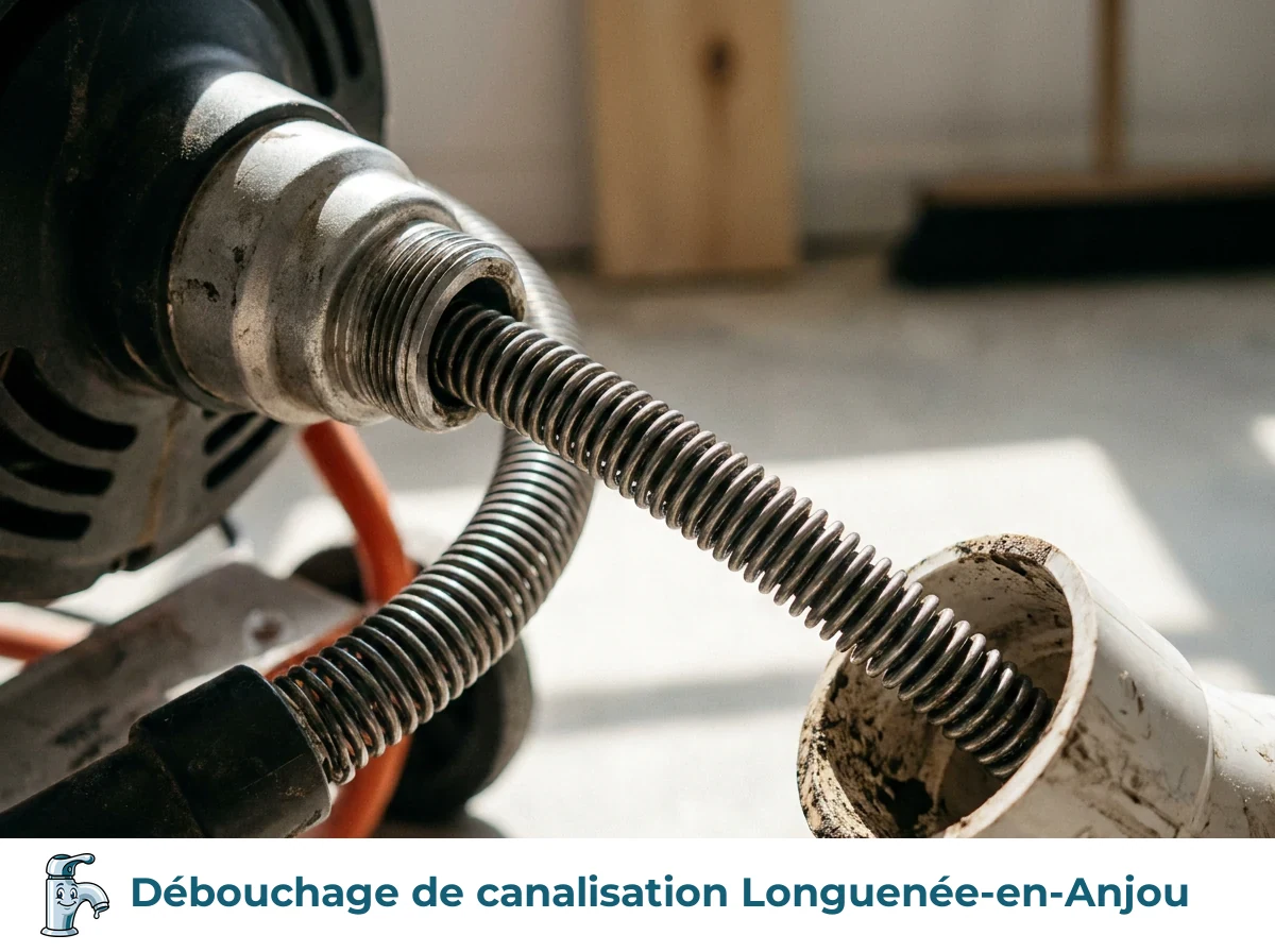 Débouchage de canalisation à Longuenée-en-Anjou