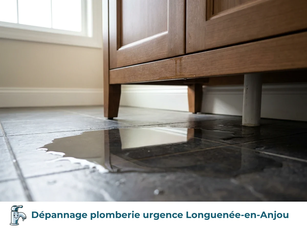 Dépannage plomberie urgence à Longuenée-en-Anjou