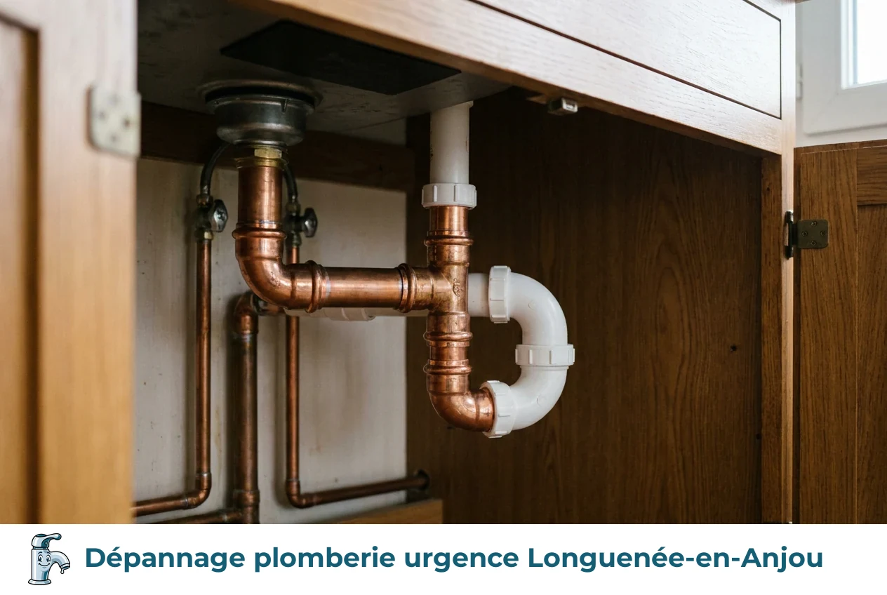 Dépannage plomberie urgence à Longuenée-en-Anjou