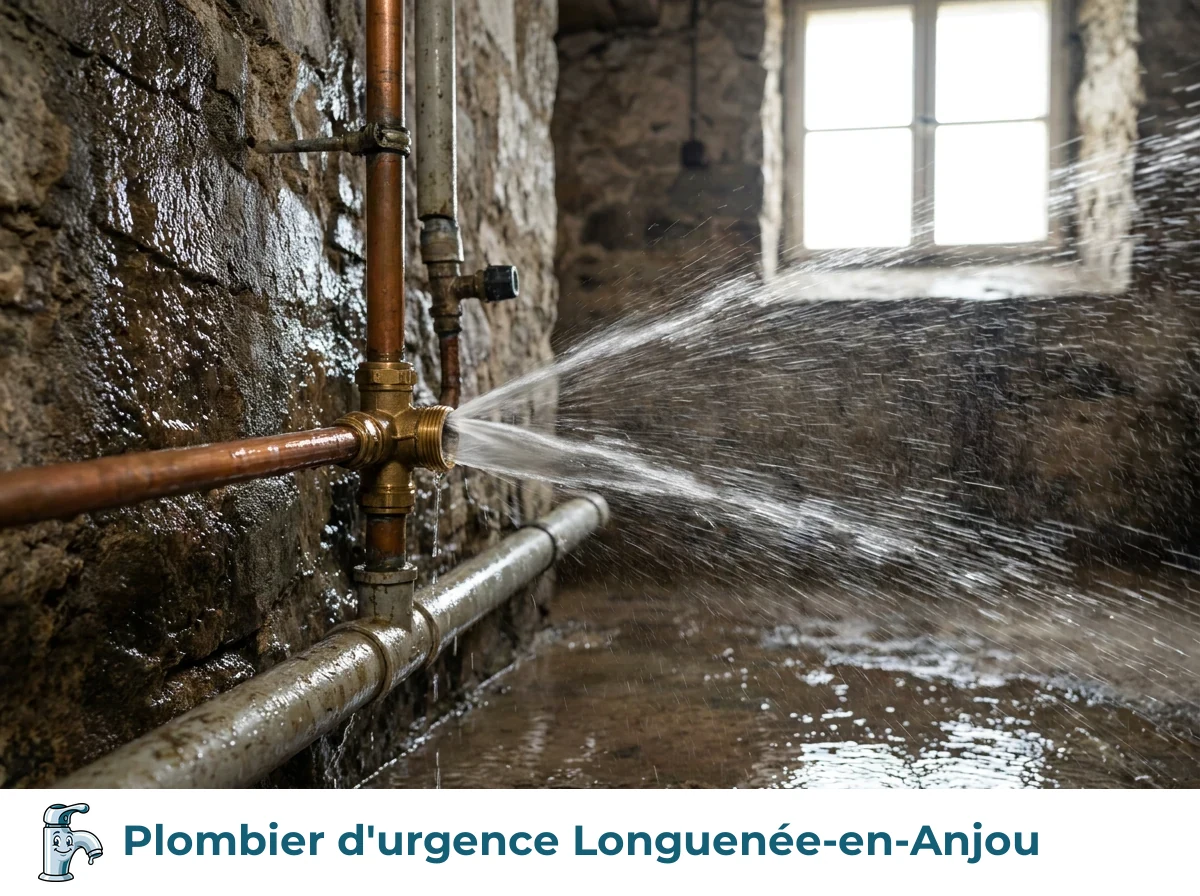 Plombier d'urgence à Longuenée-en-Anjou