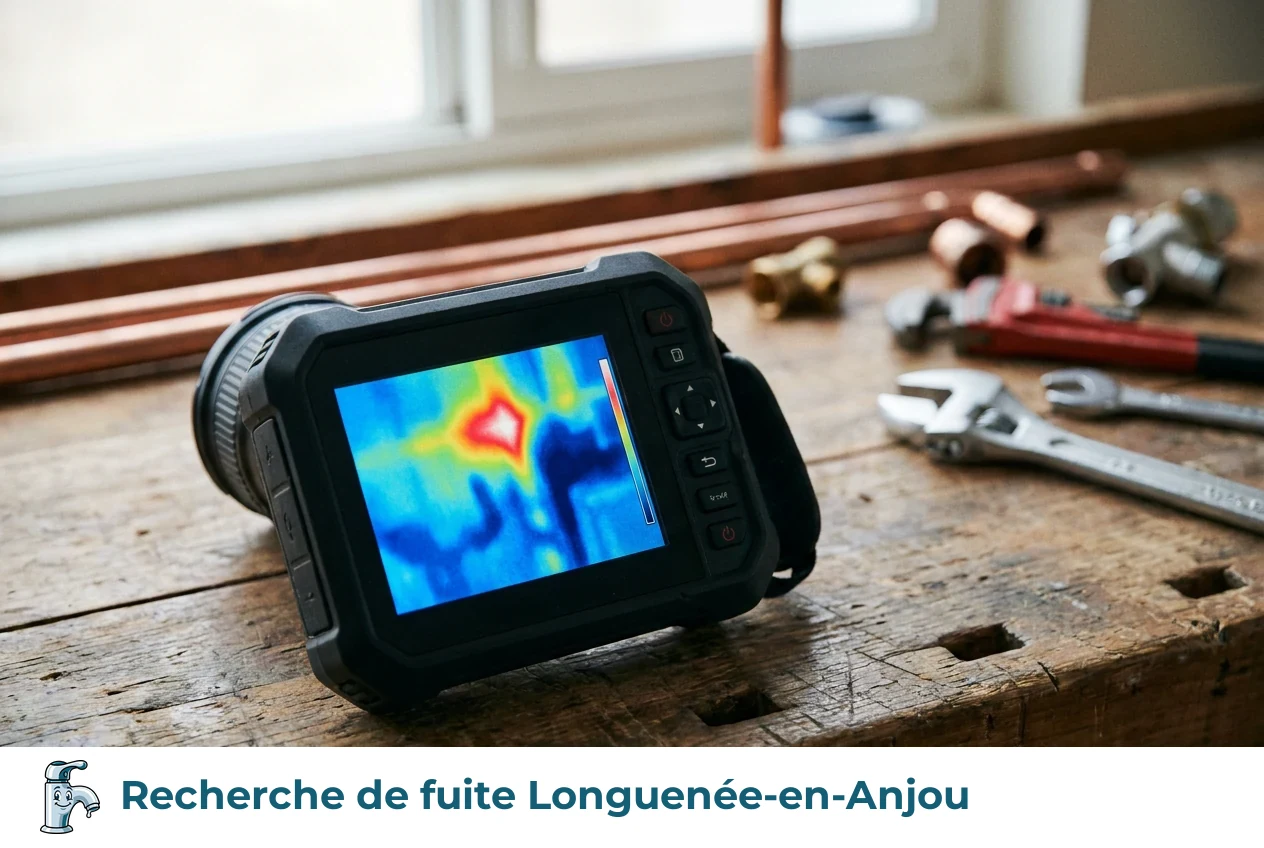 Recherche de fuite à Longuenée-en-Anjou