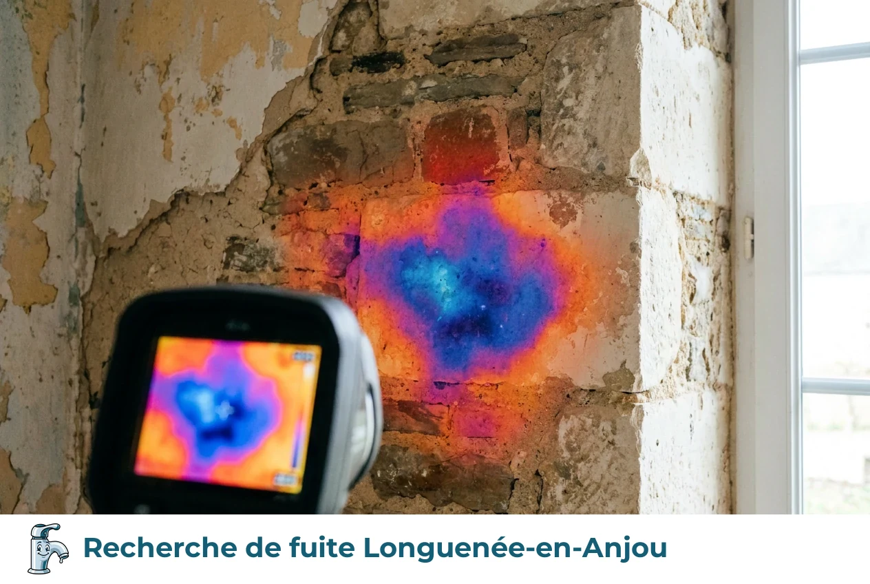 Recherche de fuite à Longuenée-en-Anjou