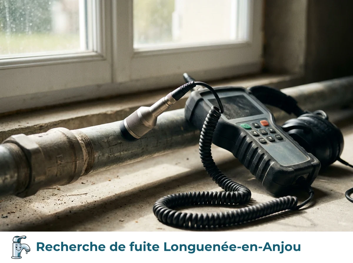 Recherche de fuite à Longuenée-en-Anjou