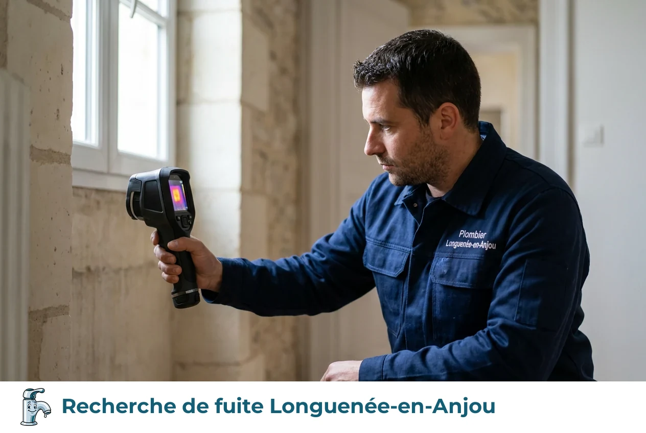 Recherche de fuite à Longuenée-en-Anjou