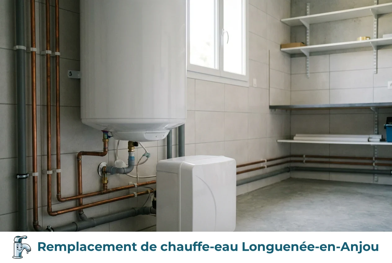 Remplacement de chauffe-eau à Longuenée-en-Anjou
