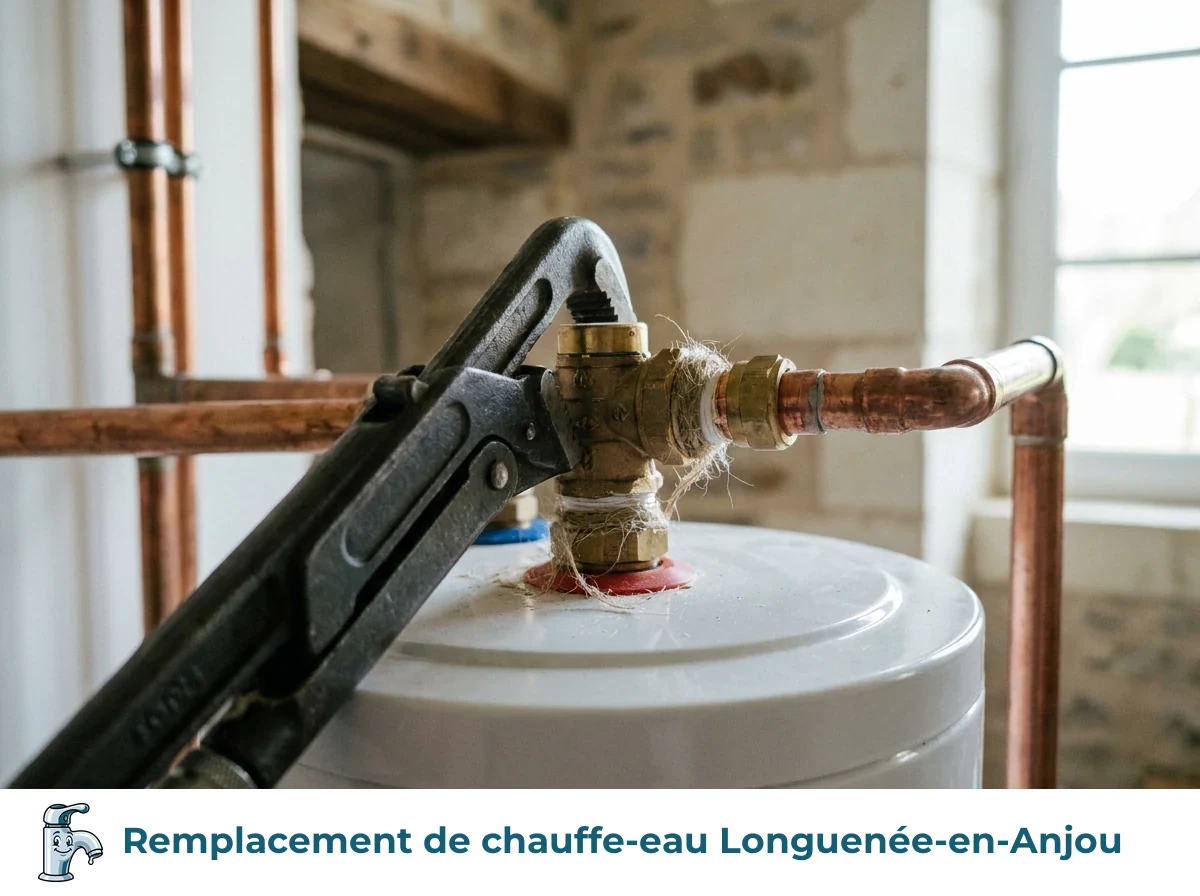 Remplacement de chauffe-eau à Longuenée-en-Anjou