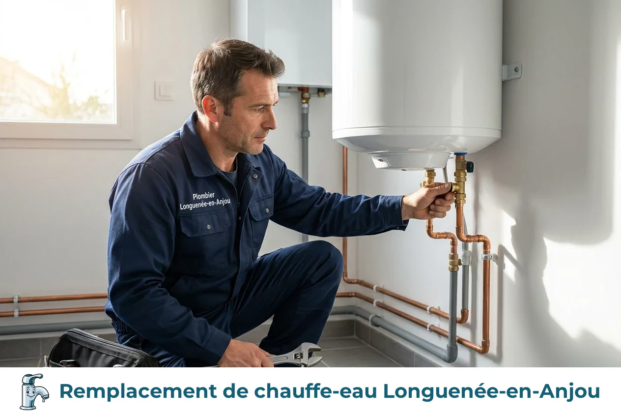 Remplacement de chauffe-eau à Longuenée-en-Anjou