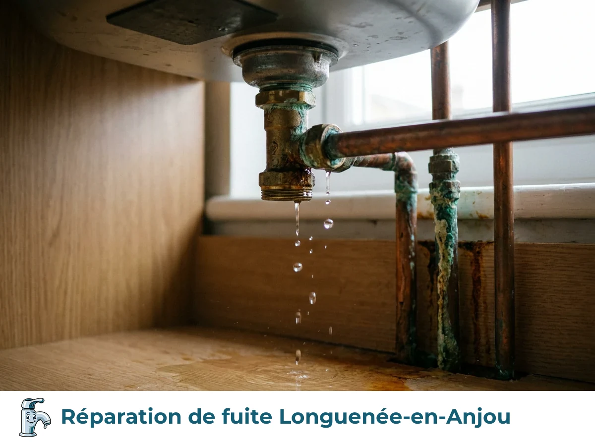 Réparation de fuite à Longuenée-en-Anjou