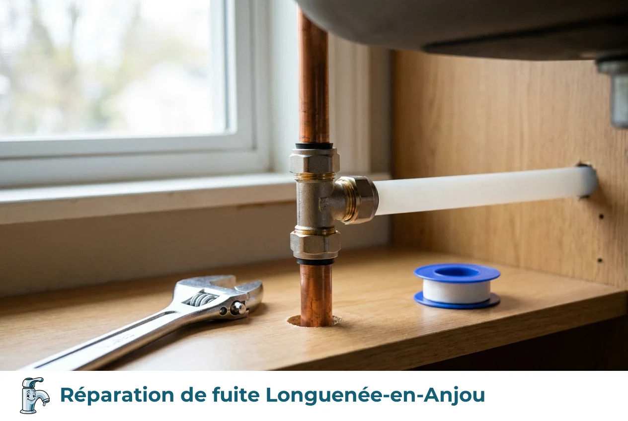 Réparation de fuite à Longuenée-en-Anjou
