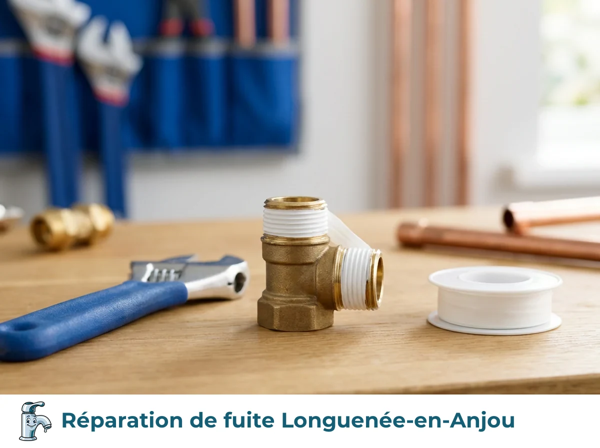 Réparation de fuite à Longuenée-en-Anjou