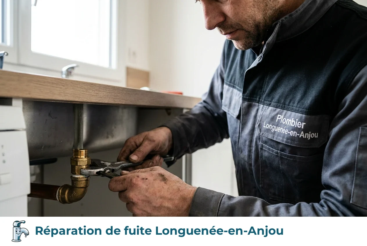 Réparation de fuite à Longuenée-en-Anjou